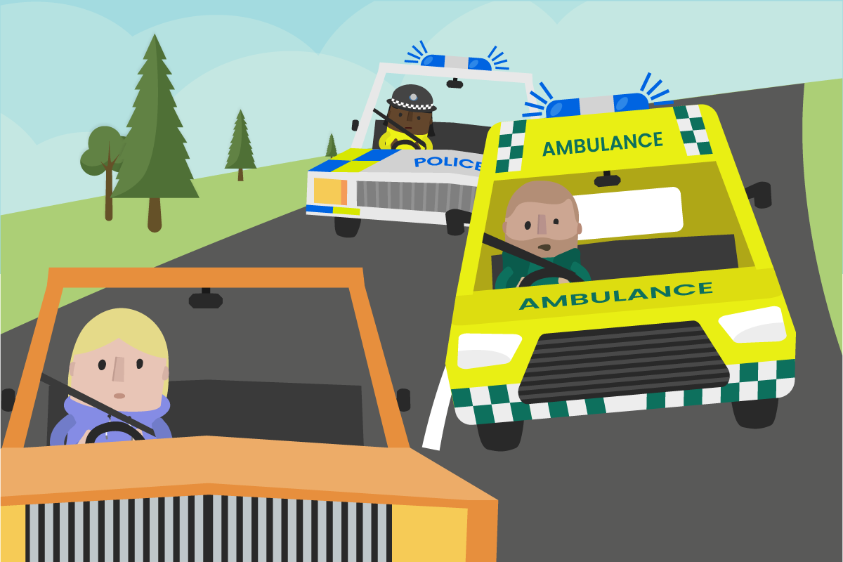 Handling emergency vehicle situations Carrot Insurance